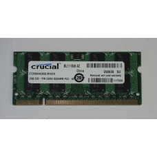 Crucial Memory 2GB DIMM 200pin Conn CT25664AC800