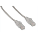 ENET Category 6 Network Cable - 14 ft Category 6 Network Cable for Network Device - First End: 1 x RJ-45 Male Network - Second End: 1 x RJ-45 Male Network - Patch Cable - 28 AWG - Clear, Gray C6-GY-SCB-14-ENC