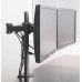 Dual LCD Monitor Desk Mount Stand Heavy Duty Fully Adjustable 2 Screens up to 27in