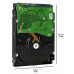WD Hitachi HGST 3.5" 12TB SATA 6Gb/s 7.2K RPM 256M 0F30141 4Kn ISE Helium HUH721212ALN600