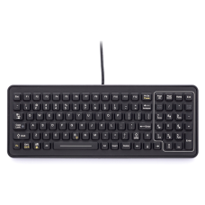 Ikey SLIMKEYTM BACKLIT INDUSTRIAL KEYBOARD SLK-101-M-USB