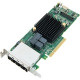Adaptec RAID 78165 - 6Gb/s SAS - PCI Express 3.0 x8 - Plug-in Card - RAID Supported - 0, 1, 1E, 5, 6 RAID Level - 24 Total SAS Port(s) - 8 SAS Port(s) Internal - 16 SAS Port(s) External 2280900-R