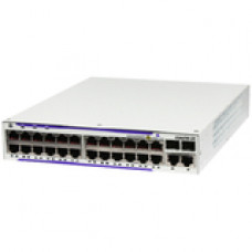 Alcatel Lucent OS6250-24 Fast Ethernet Chassis - 24 Ports - Manageable - Stack Port - 2 x Expansion Slots - 24, 2 x Network, Expansion Slot - Shared SFP Slot - 2 x SFP Slots - 3 Layer Supported - Redundant Power Supply - 1U High BOS6250-48