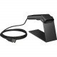 HP ElitePOS 2D Barcode Scanner - Cable Connectivity - 30 scan/s - 13" Scan Distance - 1D, 2D - Imager - Ebony Black - TAA Compliance 1RL97AA
