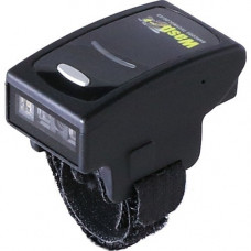Wasp WRS100SBR Wearable Barcode Scanner - Wireless Connectivity - 400 scan/s - 32.81 ft Scan Distance - 1D - Imager - Bluetooth - Yellow, Black - TAA Compliance 633809004018