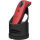 Socket Mobile SocketScan S740 Handheld Barcode Scanner - Wireless Connectivity - 19.50" Scan Distance - 1D, 2D - Imager - Bluetooth - Red, Black - TAA Compliance CX3444-1907