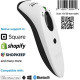 Socket Mobile SocketScan S760 Handheld Barcode Scanner - 1D, 2D - White, Black CX3513-2114
