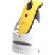 Socket Mobile SocketScan Laser Barcode Scanner S730 - Wireless Connectivity - 15 ft Scan Distance - 1D - Laser - Bluetooth - Yellow, White - TAA Compliance CX3526-2128