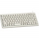 CHERRY ML 4100 Ultraslim Keyboard - 83 Keys - PS/2 & USB - Light Gray - TAA Compliant - Mechanical Keyswitches - Laser Etched Keys - TAA Compliance G84-4100LCAUS-0