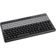 CHERRY SPOS QWERTY Keyboard - 135 Keys - QWERTY Layout - 54 Relegendable Keys - Magnetic Stripe Reader - USB - Black - TAA Compliance G86-61410EUADAA