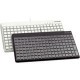 CHERRY SPOS Rows and Columns Keyboard - 142 Keys - 142 Relegendable Keys - Magnetic Stripe Reader - USB - Black - TAA Compliance G86-63400EUADAA