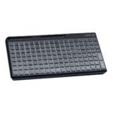 CHERRY SPOS (Small Point of Sale) MSR Rows & Columns Keyboard - 142 Relegendable Keys - Magnetic Stripe Reader - USB - Black - TAA Compliance G86-63410EUADAA