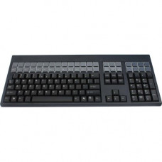 CHERRY LPOS (Large Point of Sale) Keyboard - 173 Keys - QWERTY Layout - 42 Relegendable Keys - USB - Black - TAA Compliance G86-71400EUADAA