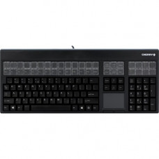 CHERRY G86-71401 POS Keyboard - 127 Keys - QWERTY Layout - 42 Relegendable Keys - USB - Light Gray - TAA Compliance G86-71401EUAEAA