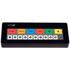 Bematech Logic Controls KB1700B-BK POS Keypad - 17 Keys - PS/2 - Black - TAA Compliance KB1700B-BK