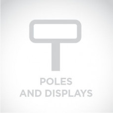 Posiflex Pole Display,2x20 VFD,9mm Chrctr,Serial, - TAA Compliance PD2605W00FEP