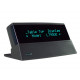 Bematech Logic Controls LT(X)9000 Table Top Display - Green Blue - VFD - 20 x 2 - USB - Gray LTX9000-UP-GY