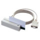 Uniform Industrial MSR112-12WBKNR Magnetic Stripe Reader - Serial - Black - RoHS Compliance MSR112-12WBKNR