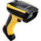 Datalogic PowerScan PM9300 Handheld Barcode Scanner Kit - Wireless Connectivity - 35 scan/s - 1D - Laser - , Radio Frequency - Yellow, Black PM9300-AR433RBK20
