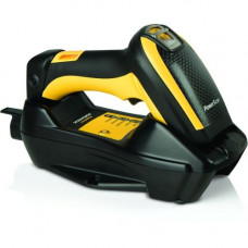 Datalogic PowerScan PM9300 Handheld Barcode Scanner Kit - Wireless Connectivity - 35 scan/s - 1D - Laser - , Radio Frequency - Yellow, Black - TAA Compliance PM9300-AR910RBK10