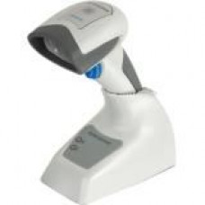 Datalogic QuickScan I QBT2131 Handheld Barcode Scanner Kit - Wireless Connectivity - 400 scan/s - 1D - Imager - Bluetooth - White - TAA Compliance QBT2101-WH-BTK+