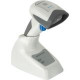 Datalogic QuickScan I QM2430 Handheld Barcode Scanner - Wireless Connectivity - 1D, 2D - Imager - Omni-directional - , Radio Frequency - White QM2430-WH-433