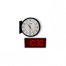 Valcom IP PoE 16 Inch Analog Clock Double Sd - TAA Compliance VIP-A16ADS