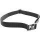 Distinow Agora Edge 24"- 46" Adjustable Polypropylene Waist Belt with Slide - 1.5" wide - 1 - 2.5" Height x 1.5" Width x 8" Length - Black - Polypropylene Webbing 00-1999