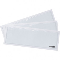 Fellowes Bankers Box&reg; Label Pocket - 9.3" x 3.3" - Polyvinyl Chloride (PVC) - 48 / Pack - Clear - TAA Compliance 0034801