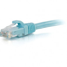 C2g 6ft Cat6a Snagless Unshielded (UTP) Network Patch Ethernet Cable-Aqua - Category 6a for Network Device - RJ-45 Male - RJ-45 Male - 10GBase-T - 6ft - Aqua 00762