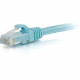 C2g 6ft Cat6a Snagless Unshielded (UTP) Network Patch Ethernet Cable-Aqua - Category 6a for Network Device - RJ-45 Male - RJ-45 Male - 10GBase-T - 6ft - Aqua 00762