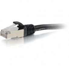 C2g 10ft Cat6 Ethernet Cable - Snagless Shielded (STP) - Black - 10 ft Category 6 Network Cable for Network Device - First End: 1 x RJ-45 Male Network - Second End: 1 x RJ-45 Male Network - Patch Cable - Shielding - Gold, Nickel Plated Connector - Black 0