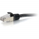 C2g 10ft Cat6 Ethernet Cable - Snagless Shielded (STP) - Black - 10 ft Category 6 Network Cable for Network Device - First End: 1 x RJ-45 Male Network - Second End: 1 x RJ-45 Male Network - Patch Cable - Shielding - Gold, Nickel Plated Connector - Black 0