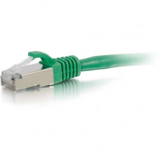 C2g 20ft Cat6 Snagless Shielded (STP) Network Patch Cable - Green - 20 ft Category 6 Network Cable for Network Device - First End: 1 x RJ-45 Male Network - Second End: 1 x RJ-45 Male Network - Patch Cable - Shielding - Gold, Nickel Plated Connector - Gree