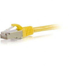 C2g 6ft Cat6 Ethernet Cable - Snagless Shielded (STP) - Yellow - Category 6 for Network Device - RJ-45 Male - RJ-45 Male - Shielded - 6ft - Yellow - TAA Compliance 00864