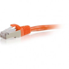 C2g -35ft Cat6 Snagless Shielded (STP) Network Patch Cable - Orange - Category 6 for Network Device - RJ-45 Male - RJ-45 Male - Shielded - 35ft - Orange 00896