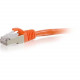 C2g -35ft Cat6 Snagless Shielded (STP) Network Patch Cable - Orange - Category 6 for Network Device - RJ-45 Male - RJ-45 Male - Shielded - 35ft - Orange 00896