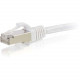 C2g -10ft Cat6 Snagless Shielded (STP) Network Patch Cable - White - Category 6 for Network Device - RJ-45 Male - RJ-45 Male - Shielded - 10ft - White 00923