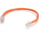 C2g 6in Cat5e Non-Booted Unshielded (UTP) Network Patch Cable - Orange - Category 5e for Network Device - RJ-45 Male - RJ-45 Male - 6in - Orange 00947