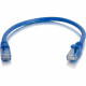 C2g 6in Cat6 Ethernet Cable - Snagless Unshielded (UTP) - Blue - Category 6 for Network Device - RJ-45 Male - RJ-45 Male - 6in - Blue 00952
