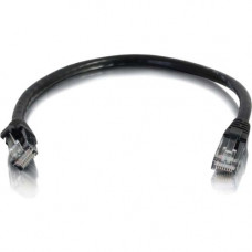 C2g 6in Cat6a Snagless Unshielded (UTP) Network Patch Ethernet Cable-Black - Category 6a for Network Device - RJ-45 Male - RJ-45 Male - Shielded - 10GBase-T - 6in - Black 00976