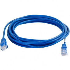 C2g 6ft Cat5e Snagless Unshielded (UTP) Slim Network Patch Cable - Blue - Slim Category 5e for Network Device - RJ-45 Male - RJ-45 Male - 6ft - Blue 01025