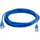 C2g 14ft Cat5e Snagless Unshielded (UTP) Slim Network Patch Cable - Blue - Slim Category 5e for Network Device - RJ-45 Male - RJ-45 Male - 14ft - Blue 01033