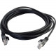 C2g 1.5ft Cat5e Snagless Unshielded (UTP) Slim Network Patch Cable - Black - Slim Category 5e for Network Device - RJ-45 Male - RJ-45 Male - 1.5ft - Black 01055