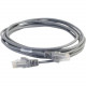 C2g 7ft Cat6 Snagless Unshielded (UTP) Slim Network Patch Cable - Gray - Slim Category 6 for Network Device - RJ-45 Male - RJ-45 Male - 7ft - Gray 01093