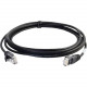C2g 1.5ft Cat6 Snagless Unshielded (UTP) Slim Network Patch Cable - Black - Slim Category 6 for Network Device - RJ-45 Male - RJ-45 Male - 1.5ft - Black 01099