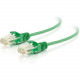 C2g 5ft Cat6 Ethernet Cable - Slim - Snagless Unshielded (UTP) - Green - 5 ft Category 6 Network Cable for Network Device - First End: 1 x RJ-45 Male Network - Second End: 1 x RJ-45 Male Network - Patch Cable - 28 AWG - Green 01162