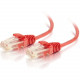 C2g 7ft Cat6 Snagless Unshielded (UTP) Slim Ethernet Network Patch Cable - Red - 7 ft Category 6 Network Cable for Network Device - First End: 1 x RJ-45 Male Network - Second End: 1 x RJ-45 Male Network - Patch Cable - 28 AWG - Red 01168