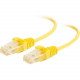 C2g 10ft Cat6 Ethernet Cable - Slim - Snagless Unshielded (UTP) - Yellow - 10 ft Category 6 Network Cable for Network Device - First End: 1 x RJ-45 Male Network - Second End: 1 x RJ-45 Male Network - 10 Gbit/s - Patch Cable - 28 AWG - Yellow 01174