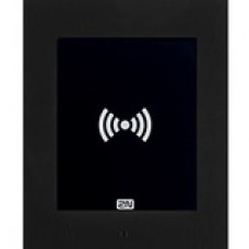 Axis 2N Access Unit 2.0 RFID - Easy Installation, PoE, Wall Mountable, Flush Mount, Buzzer, Tamper Switch - Office, Access Control, School, Residential, Building, Home, Door - Vandal Resistant - Zinc Alloy - Nickel, Black - TAA Compliance 01850-001